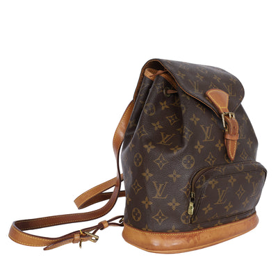 Montsouris Leather MM Backpack