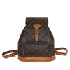 Brown Monogram Leather MM Backpack (Authentic Pre-Owned)