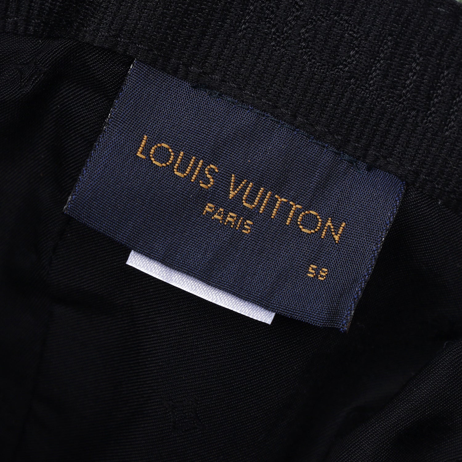 Louis Vuitton Green Corduroy Easy Fit Camo Cap 60 Louis Vuitton