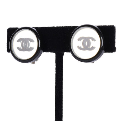 CC Mirror clipped earrings