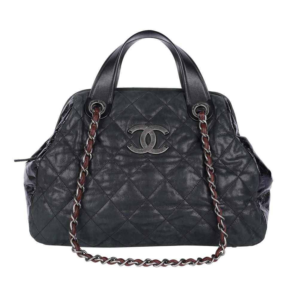 Chanel Large Ligne Cambon Bowler Bag - Neutrals Shoulder Bags, Handbags -  CHA947308