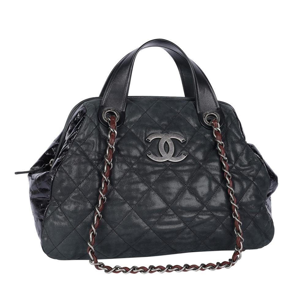 chanel studded tote
