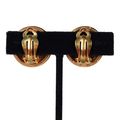 Vintage Gold Clip-On Earrings