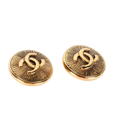Vintage Gold Clip-On Earrings