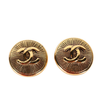 Vintage Gold Clip-On Earrings