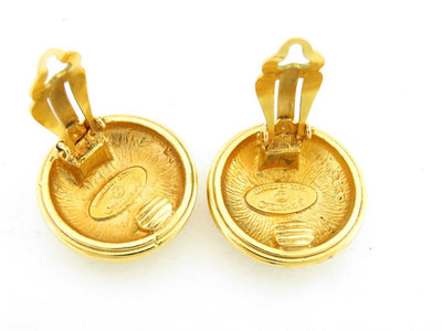 Vintage Gold Clip-On Earrings