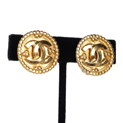 CC 24kt Gold Clip-On Earrings