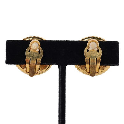CC 24kt Gold Clip-On Earrings