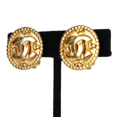 CC 24kt Gold Clip-On Earrings