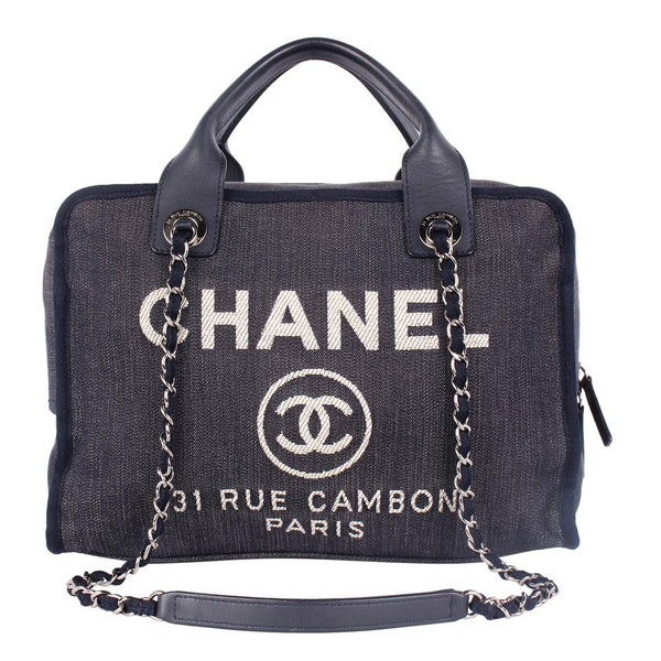 Chanel // White Deauville Medium 31 Rue Cambon Tote Bag – VSP