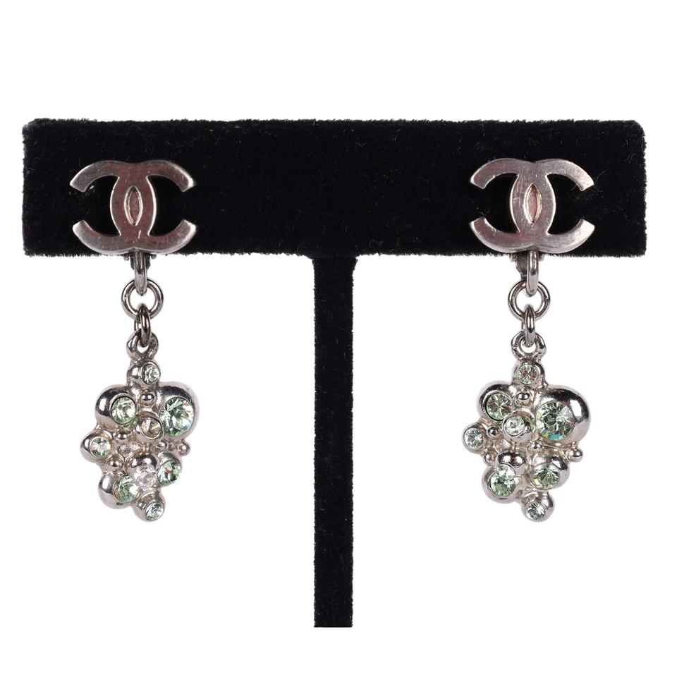 Buy CHANEL Crystal CC Chain Cuff Earrings on Sale at REDELUXE - Luxury  Pre-owned Fashion – RD