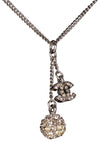 Rhinestone CC Charms Necklace (Authentic Pre-Owned)