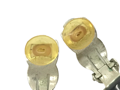 CC Mirror clipped earrings