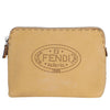 Tan Selleria Leather Cosmetic Bag (Authentic Pre-Owned)