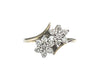 Gold and Diamond Flower Ring (Authentic Pre-Owned)