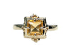 Yellow Gold Citrine Ring (Authentic Pre-Owned)