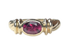 Yellow Gold Raspberry Tourmaline Ring  (Authentic Pre-Owned)