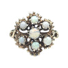 Yellow Gold and Opal Ring  (Authentic Pre-Owned)