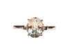 Rose Gold Morganite Solitaire Ring (Authentic Pre-Owned)