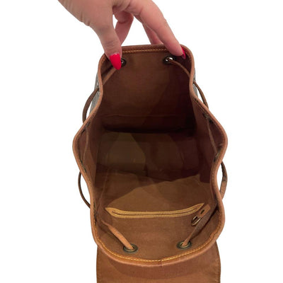 Montsouris Leather MM Backpack