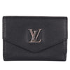 Black Leather LV 3 Fold Wallet (Authentic Pre-Owned)