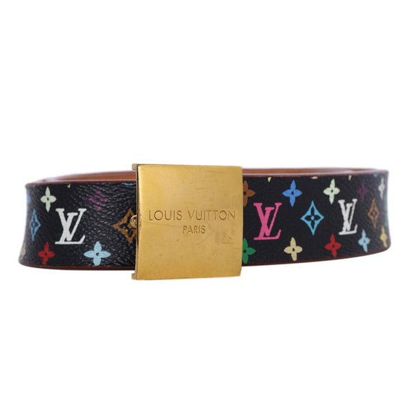 Louis Vuitton Multicolor Lv Monogram Multi color Leather Bracelet