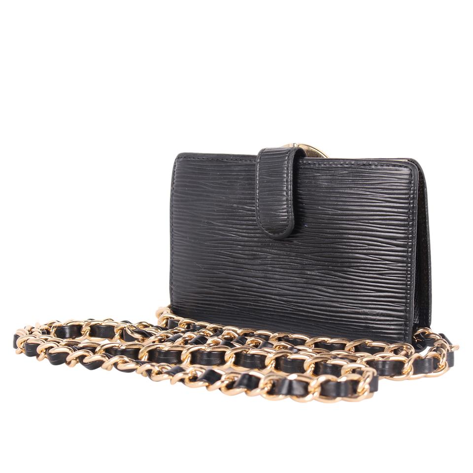 Louis Vuitton Black Epi Leather Key Chain Wallet - LAR Vintage