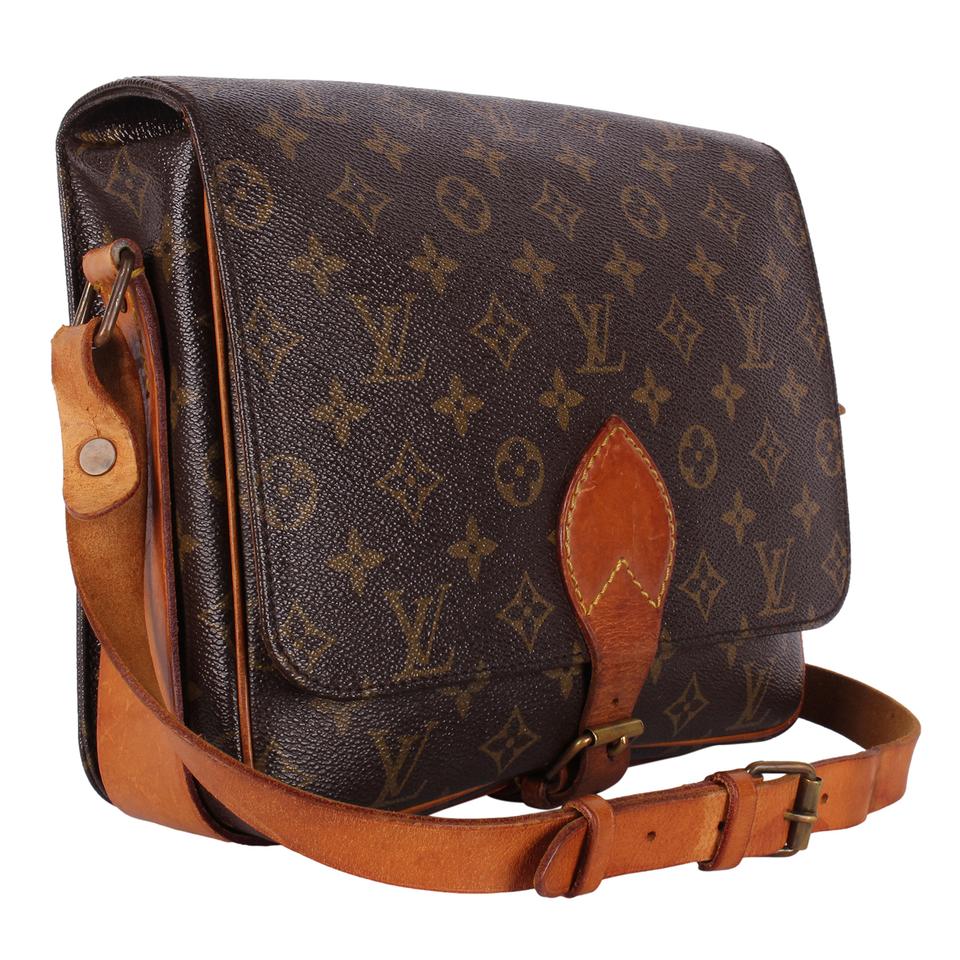 Vintage Louis Vuitton Cartouchiere Monogram Canvas Crossbody Handbag A -  beyond exchange