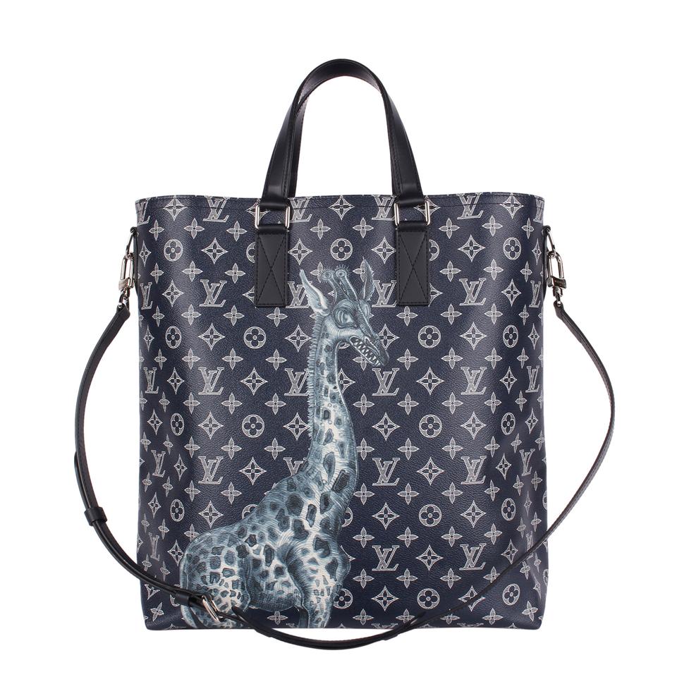 Sell Louis Vuitton Giraffe Navy Tote Bag - Navy Blue
