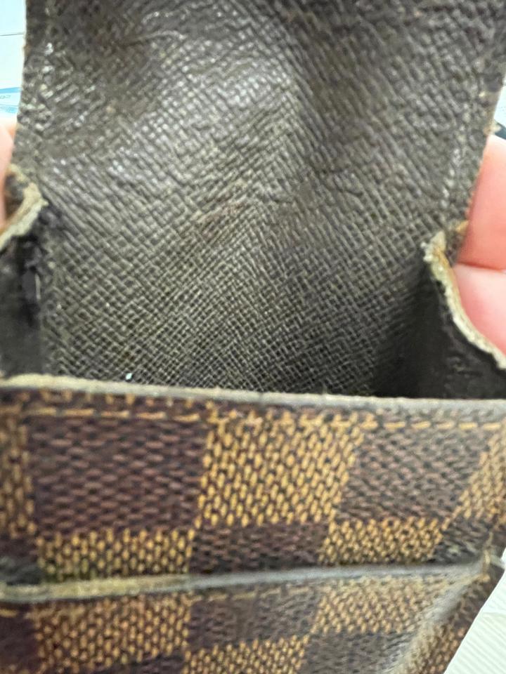 Louis Vuitton Cigarette case Damier Brown Woman unisex Authentic Used T6437