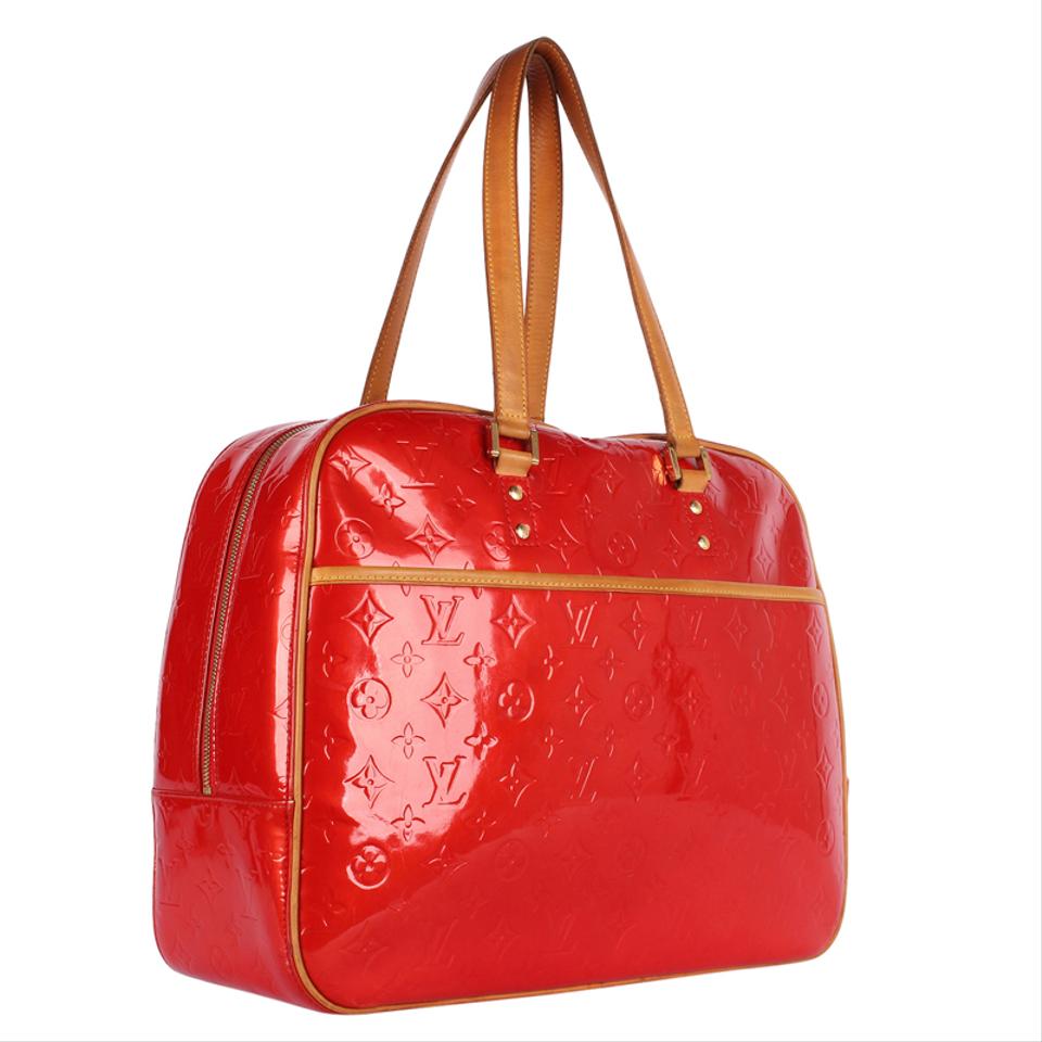 Patent leather travel bag Louis Vuitton Silver in Patent leather - 19399015