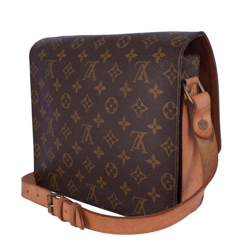 Cartouchière leather crossbody bag Louis Vuitton Green in Leather