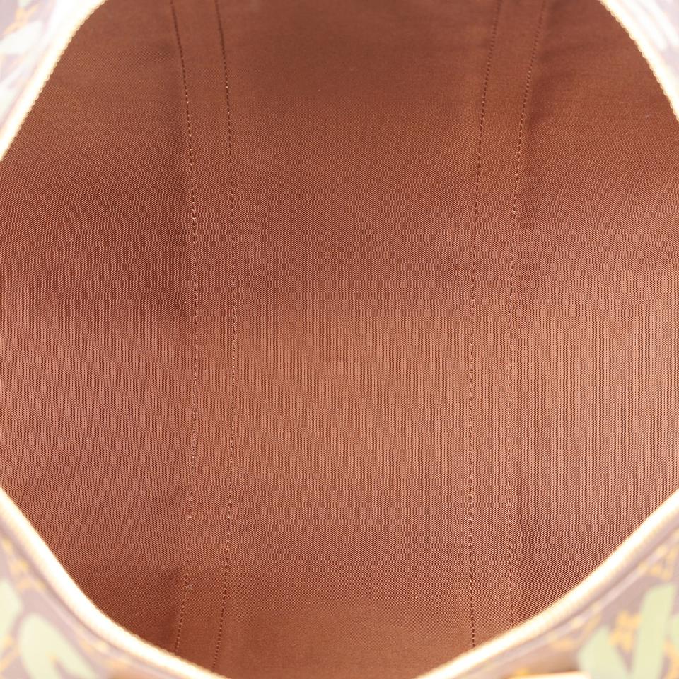 LOUIS VUITTON Monogram Canvas Duffle Shoulder Bag Brown