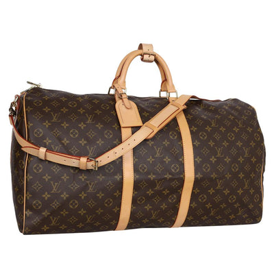 Keepall 60 Brown Monogram Canvas Bandouliere