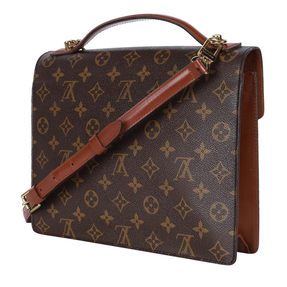 Louis Vuitton Monceau Travel Bag Monogram Canvas Cross Body Bag LV-B0504P-0005  – MISLUX