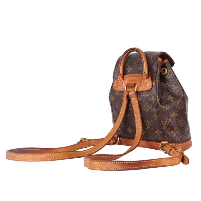 Montsouris leather backpack Louis Vuitton Brown in Leather - 33023714