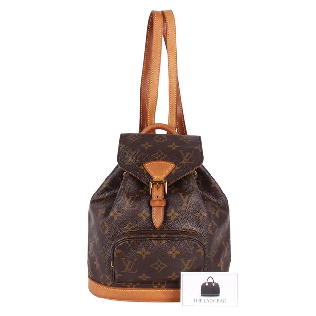 Louis Vuitton // Brown & Black Montsouris PM Backpack – VSP