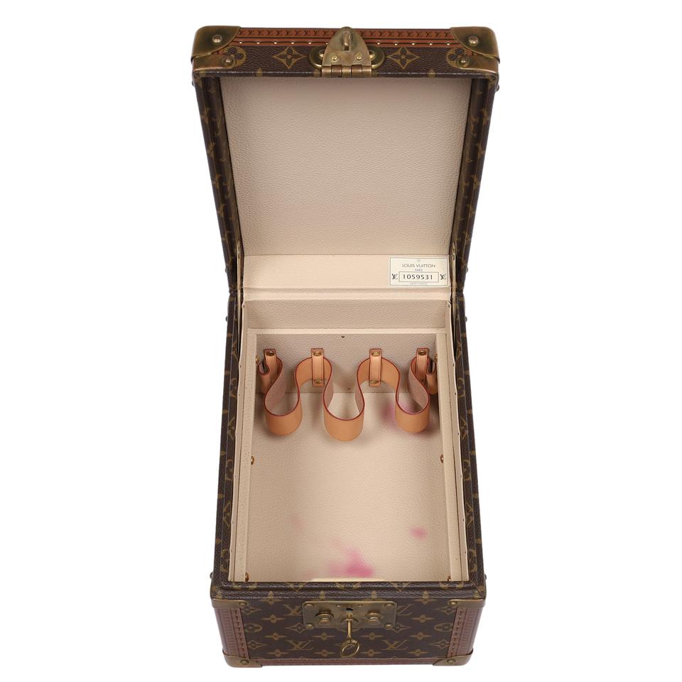Louis Vuitton Cosmetic Trunk Beauty Case Orange Epi Boite Et Glace