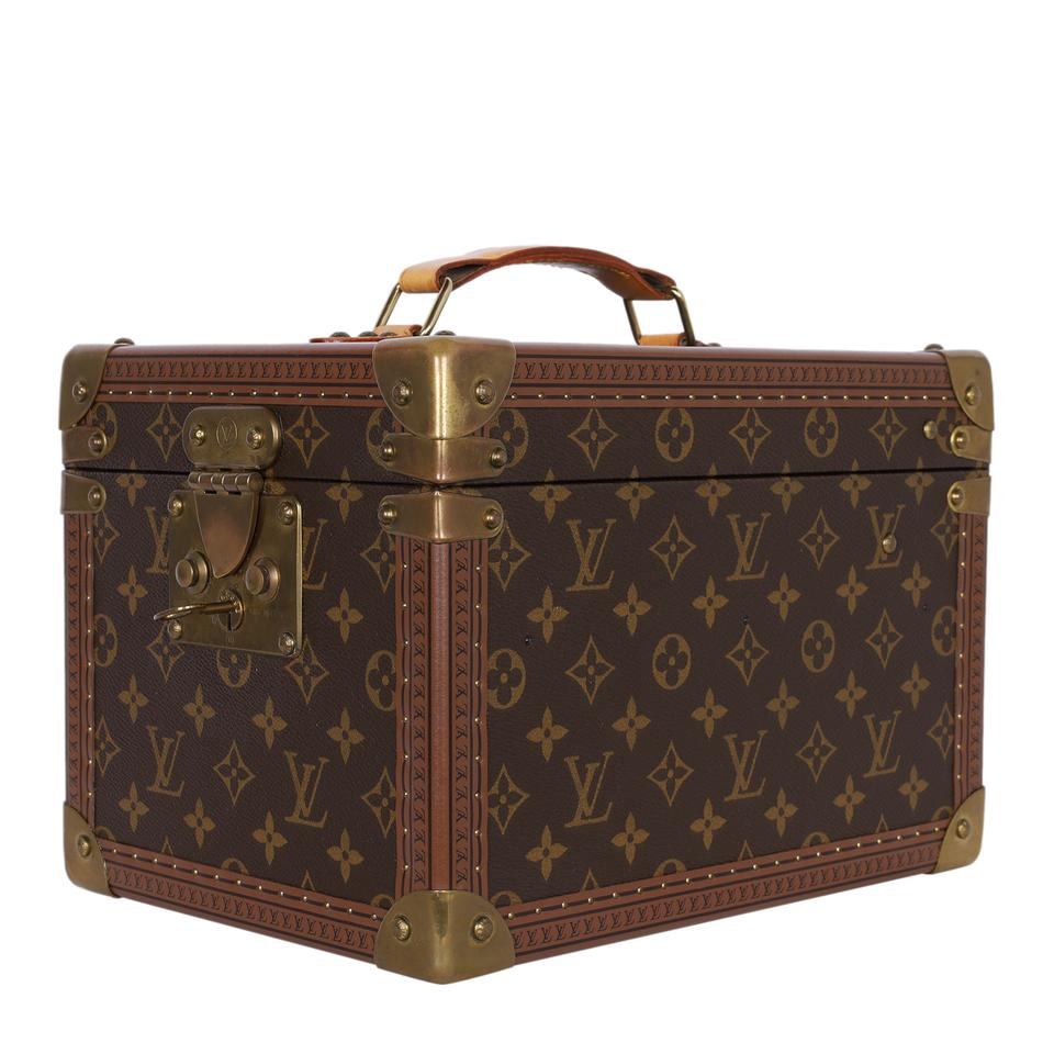 Vintage Authentic Louis Vuitton Monogram Hard Suitcase Trunk Luggage Mens