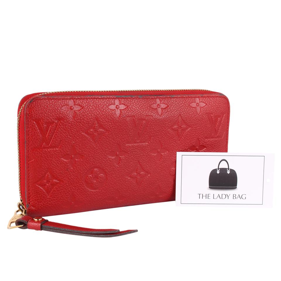 antenne program logo Red Zippy Leather Wallet (Authentic Pre-Owned) – The Lady Bag