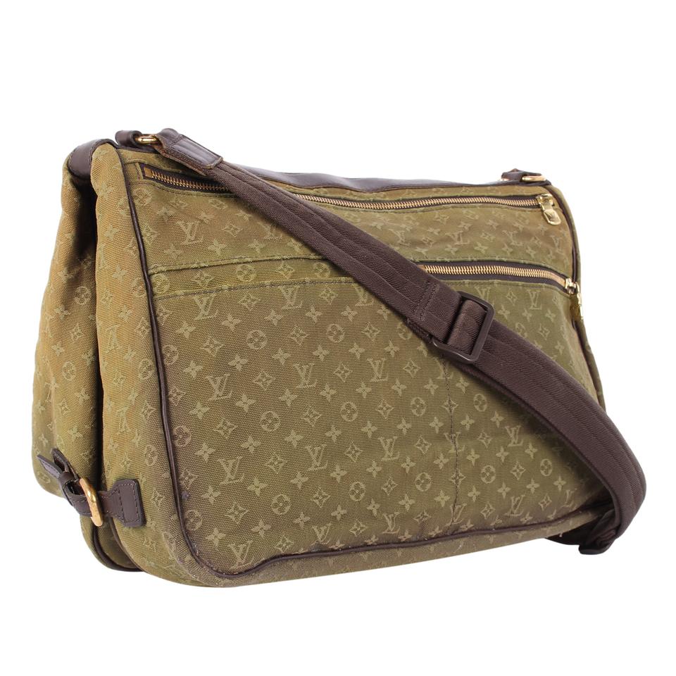Louis Vuitton, Bags, Louis Vuitton Sac A Langer Mini Lin Ebene Travel  Brown Canvas Diaper Bag