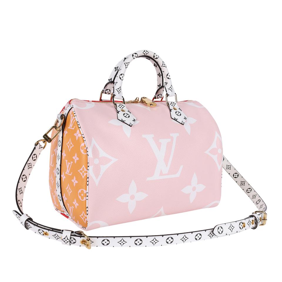 Louis Vuitton Speedy Bandouliere Monogram Giant 30 Red/Pink in Coated  Canvas with Gold-tone - US