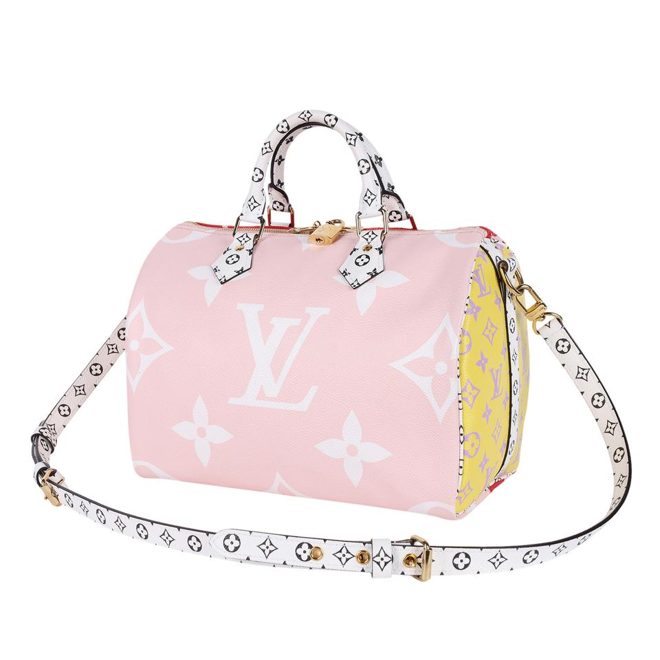 Louis Vuitton Speedy Bandouliere Monogram Giant 30 Red/Pink in