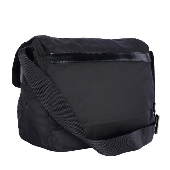 Prada Buckle Nylon Cross-body Bag in Black for Men